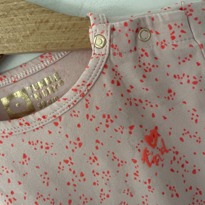 Tumble 'n Dry 80 - Jurkje met roze bolletjes - Afbeelding 2