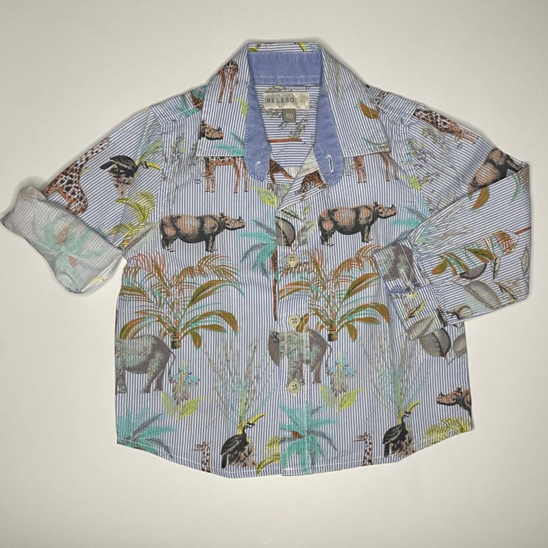 Bel&Bo 80 - hemd 'jungledieren'