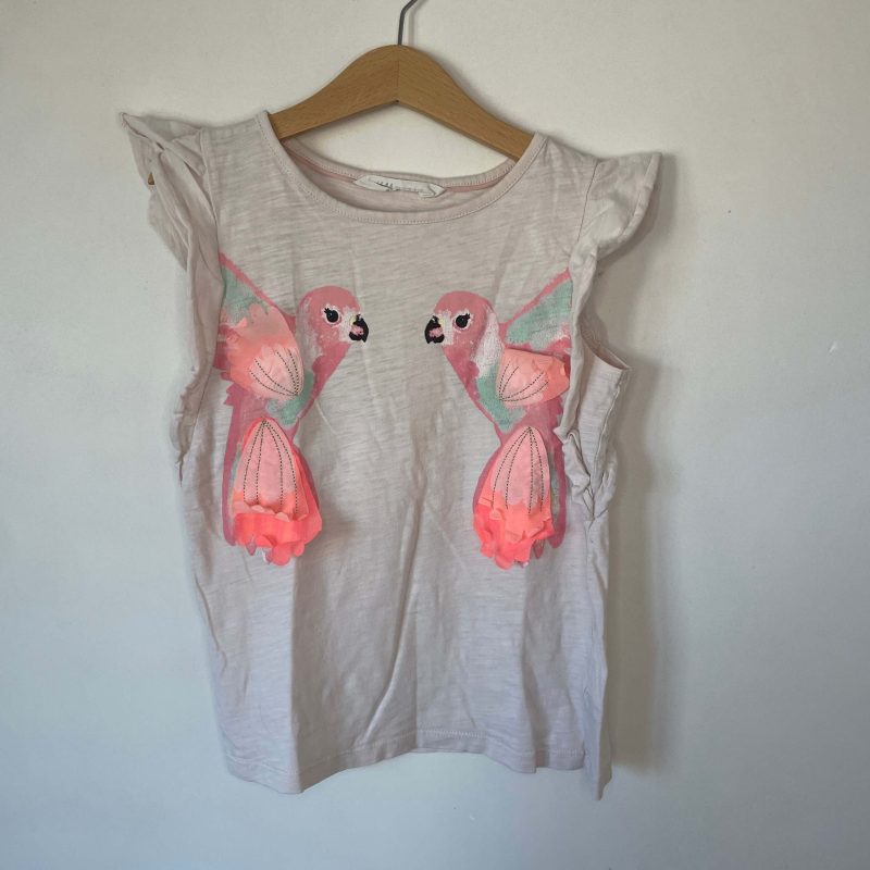 H&M 122/128 - T-shirt vogel